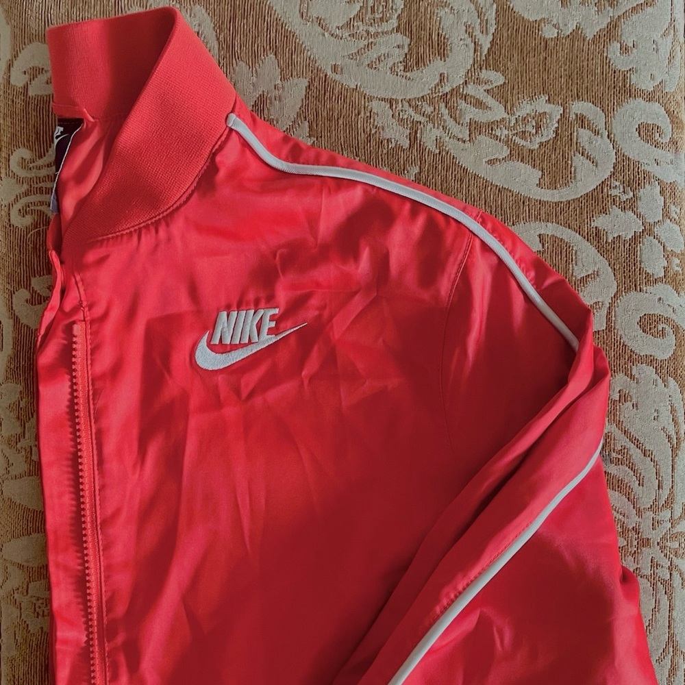 Red Nike Kids Bomber Jacket